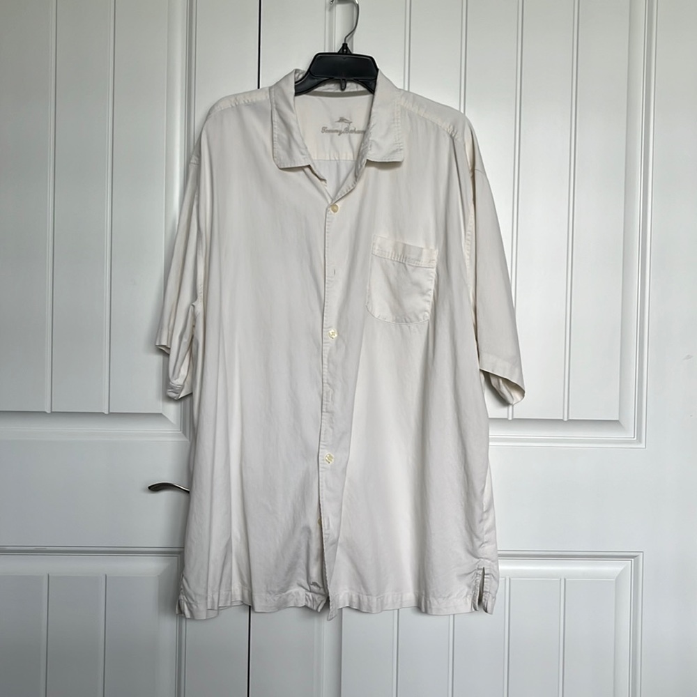 Tommy Bahama Camp Shirt Men’s Short Sleeve Button Up size 2XLB